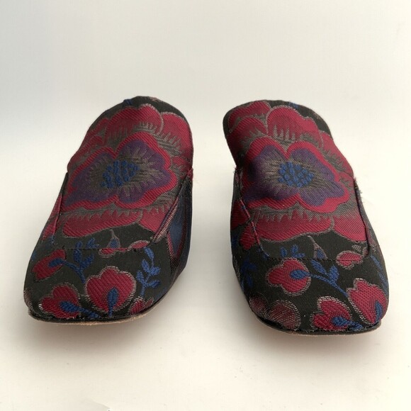 Marc Fisher LTD Lailey2 Jacquard Slip-on Mules Red Floral 8 - Picture 4 of 12